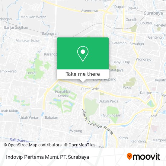 Indovip Pertama Murni, PT map