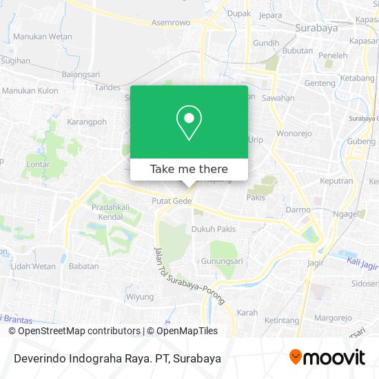 Deverindo Indograha Raya. PT map