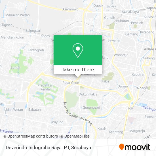 Deverindo Indograha Raya. PT map
