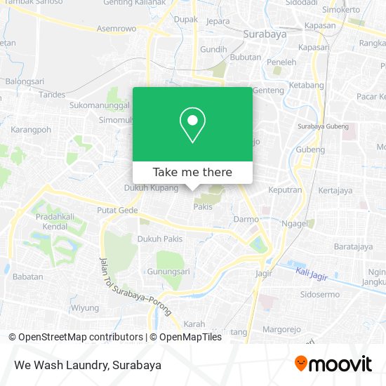 We Wash Laundry map