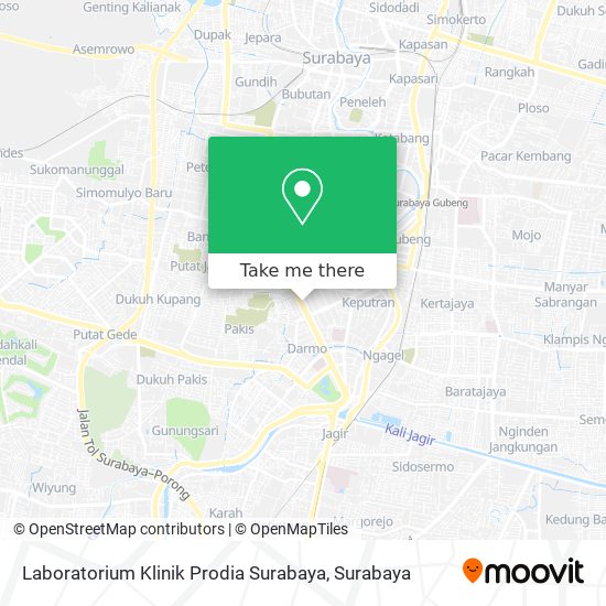 Laboratorium Klinik Prodia Surabaya map