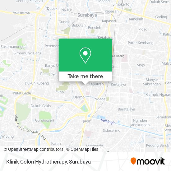 Klinik Colon Hydrotherapy map