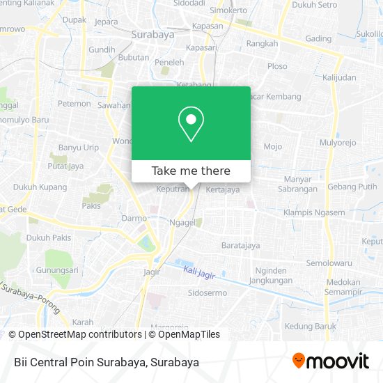 Bii Central Poin Surabaya map
