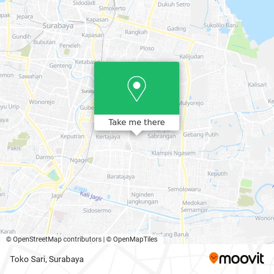 Toko Sari map