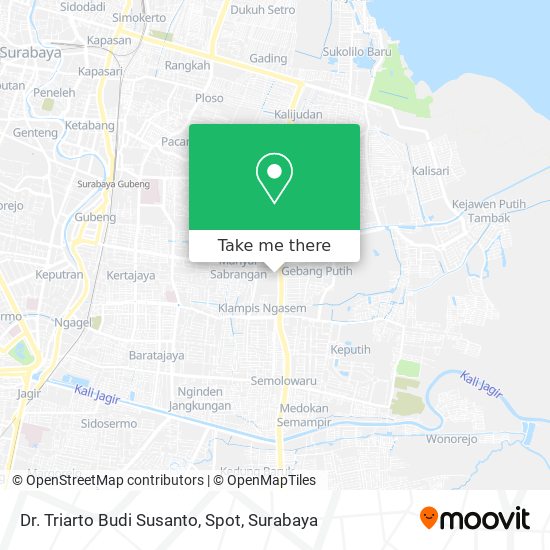 Dr. Triarto Budi Susanto, Spot map
