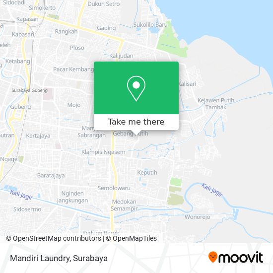 Mandiri Laundry map