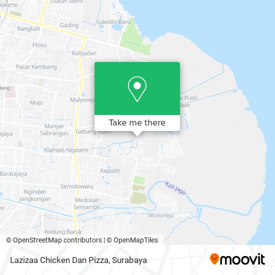 Lazizaa Chicken Dan Pizza map