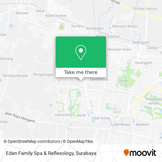 Eden Family Spa & Reflexology map