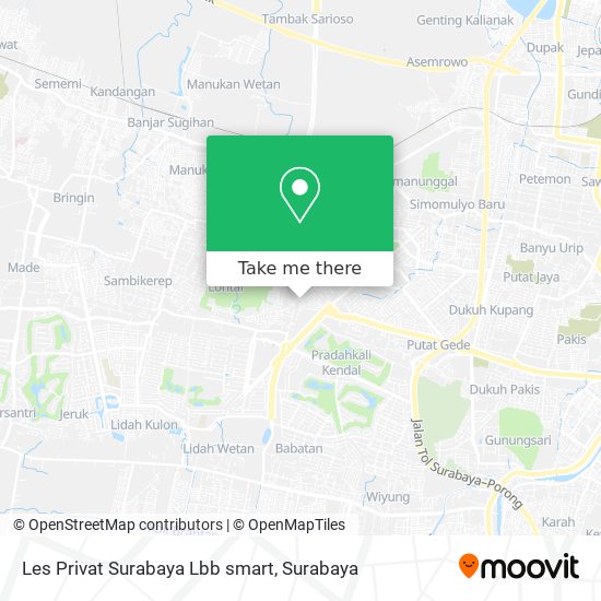 Les Privat Surabaya Lbb smart map