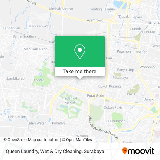 Queen Laundry, Wet & Dry Cleaning map