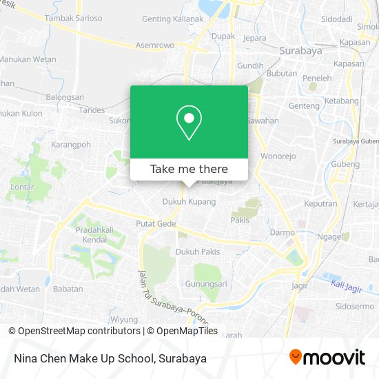 Nina Chen Make Up School map