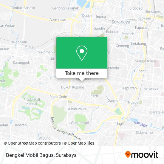 Bengkel Mobil Bagus map