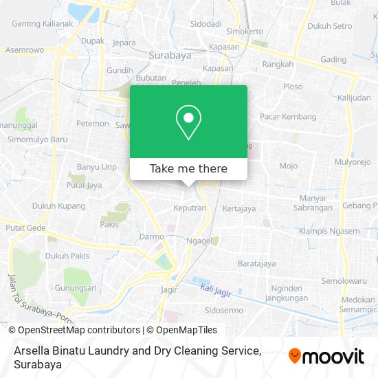 Arsella Binatu Laundry and Dry Cleaning Service map