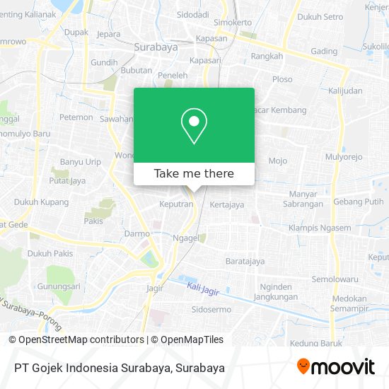 PT Gojek Indonesia Surabaya map