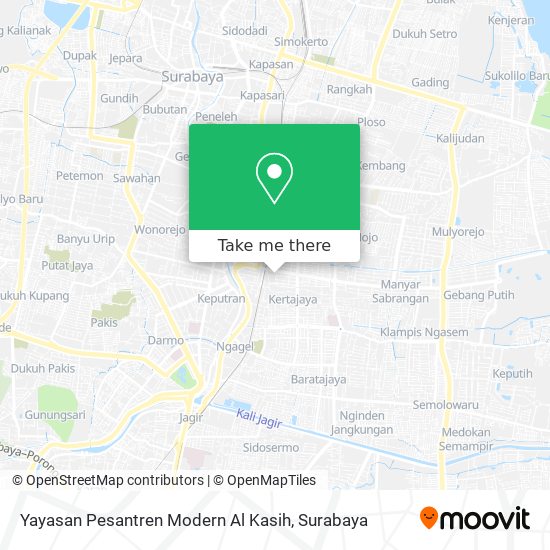 Yayasan Pesantren Modern Al Kasih map