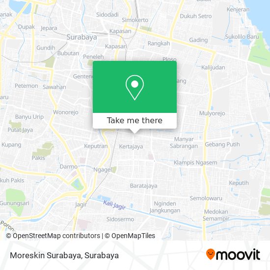 Moreskin Surabaya map