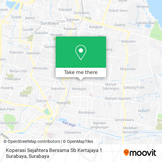 Koperasi Sejahtera Bersama Sb Kertajaya 1 Surabaya map
