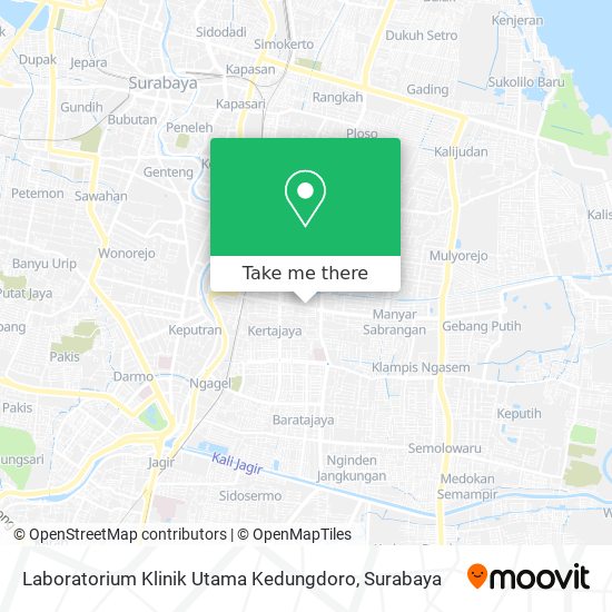 Laboratorium Klinik Utama Kedungdoro map