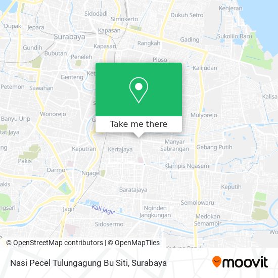 Nasi Pecel Tulungagung Bu Siti map