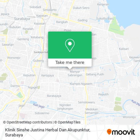 Klinik Sinshe Justina Herbal Dan Akupunktur map