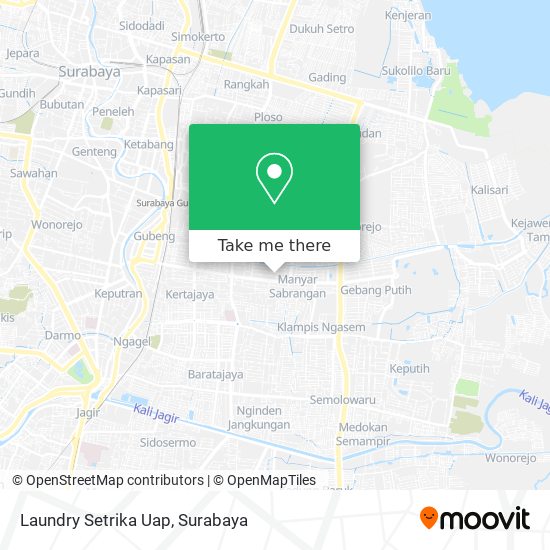 Laundry Setrika Uap map