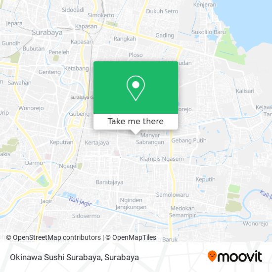 Okinawa Sushi Surabaya map