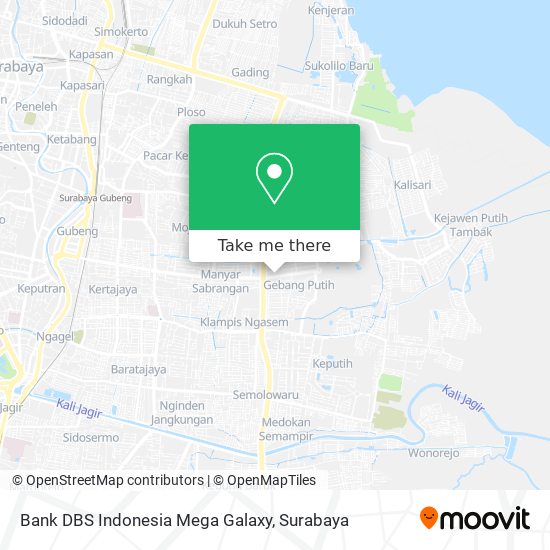 Bank DBS Indonesia Mega Galaxy map