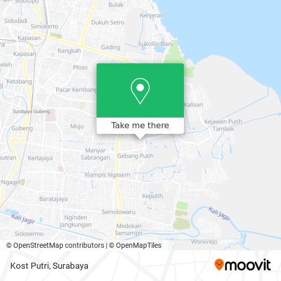 Kost Putri map