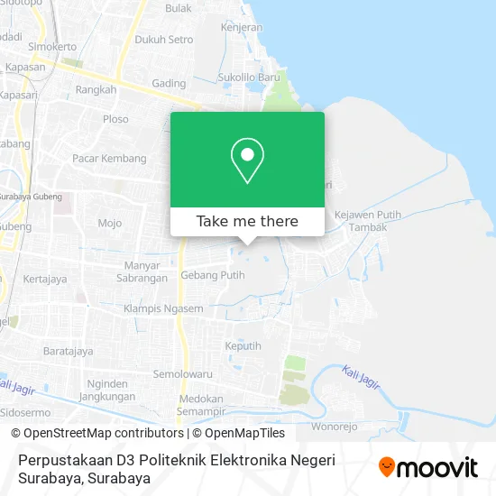 Perpustakaan D3 Politeknik Elektronika Negeri Surabaya map
