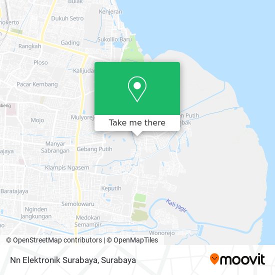 Nn Elektronik Surabaya map