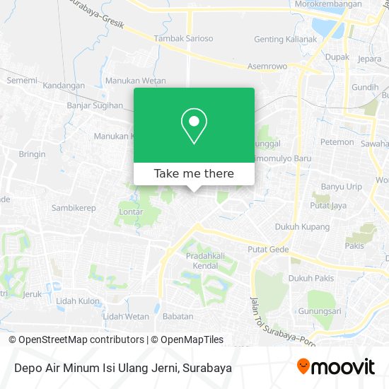 Depo Air Minum Isi Ulang Jerni map