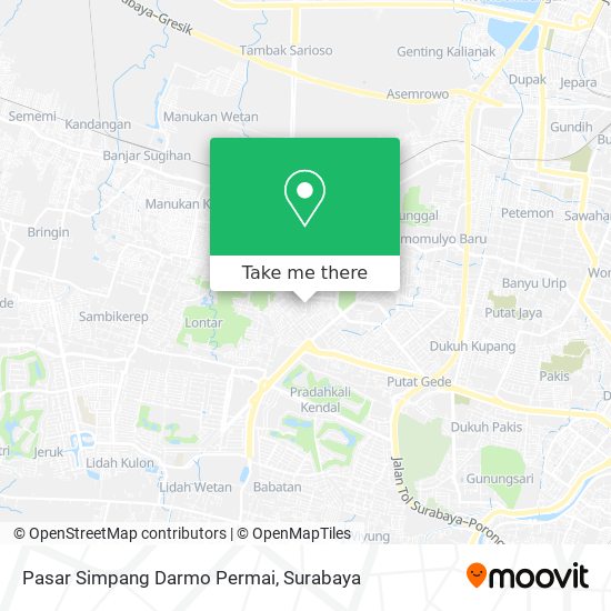 Pasar Simpang Darmo Permai map