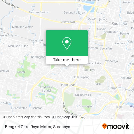 Bengkel Citra Raya Motor map