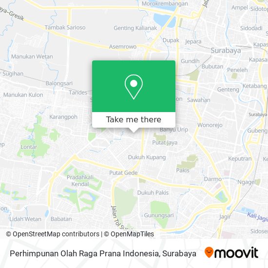 Perhimpunan Olah Raga Prana Indonesia map