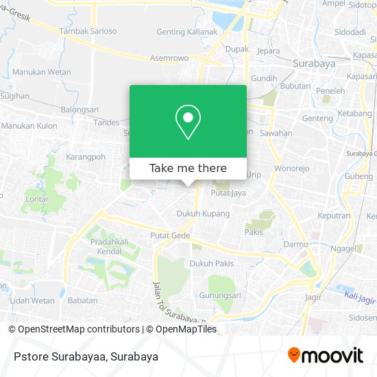 Pstore Surabayaa map