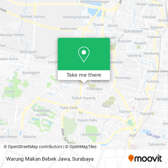 Warung Makan Bebek Jawa map
