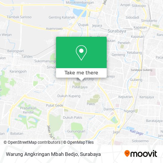 Warung Angkringan Mbah Bedjo map