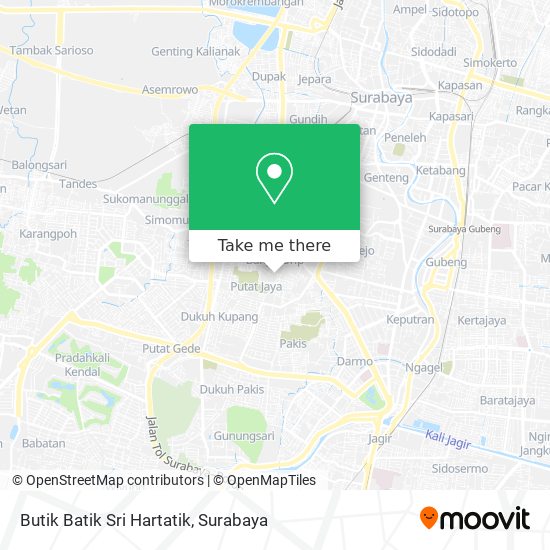 Butik Batik Sri Hartatik map