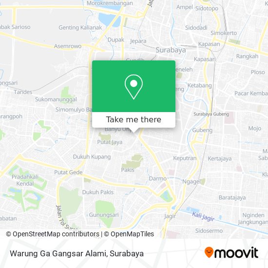 Warung Ga Gangsar Alami map