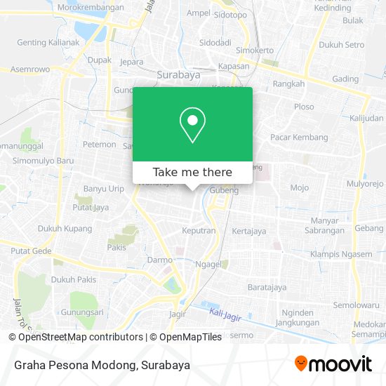 Graha Pesona Modong map