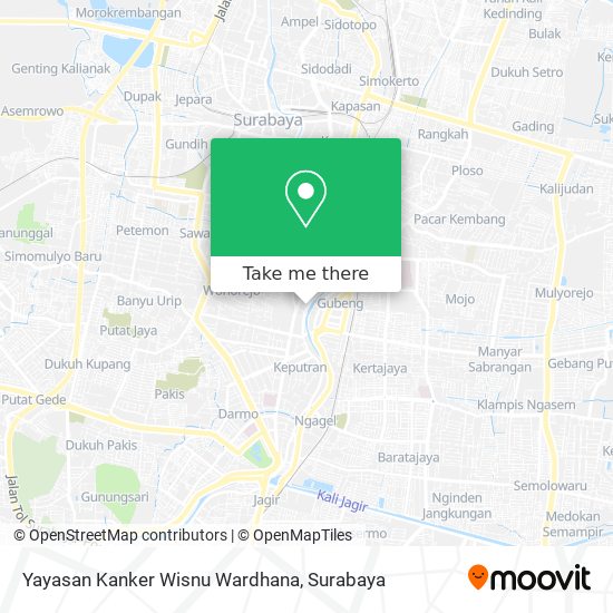 Yayasan Kanker Wisnu Wardhana map