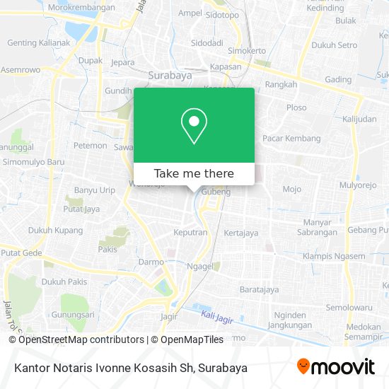 Kantor Notaris Ivonne Kosasih Sh map