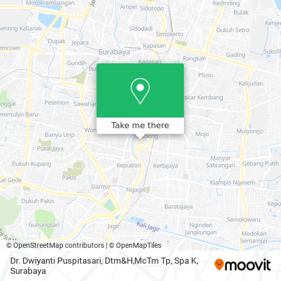 Dr. Dwiyanti Puspitasari, Dtm&H,McTm Tp, Spa K map
