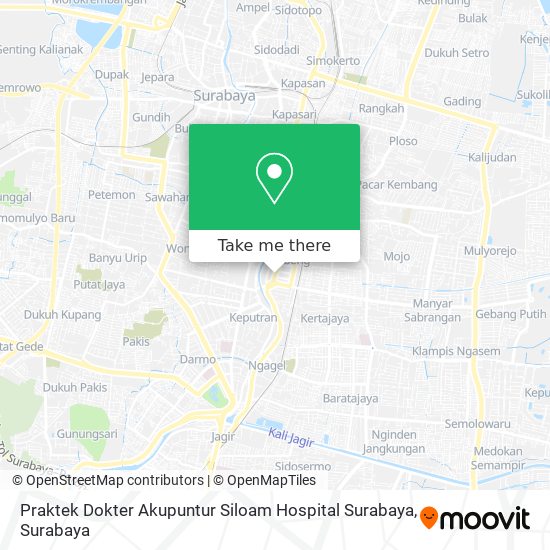 Praktek Dokter Akupuntur Siloam Hospital Surabaya map