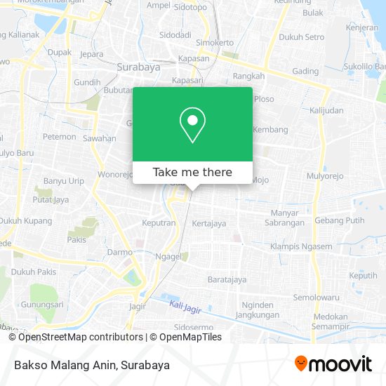 Bakso Malang Anin map