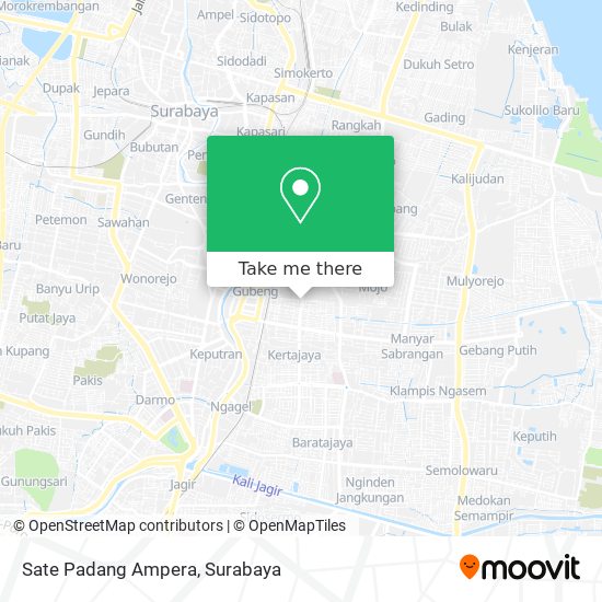 Sate Padang Ampera map