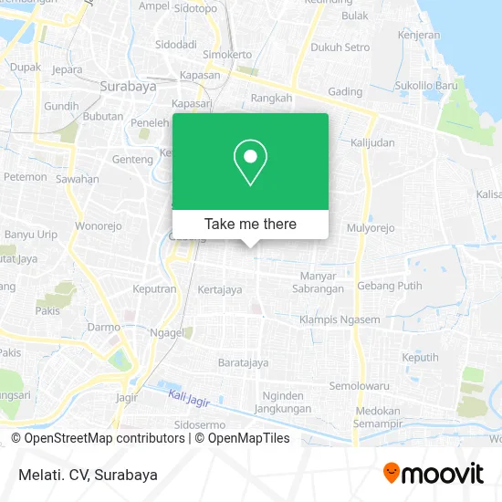 Melati. CV map