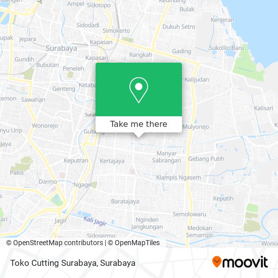 Toko Cutting Surabaya map