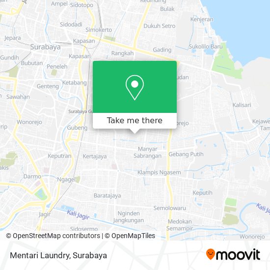 Mentari Laundry map