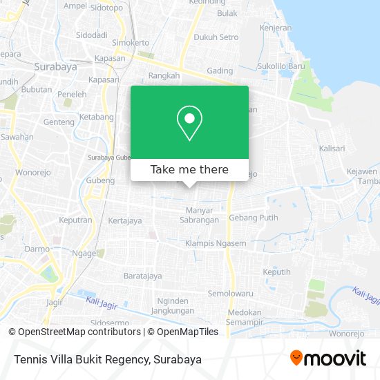 Tennis Villa Bukit Regency map